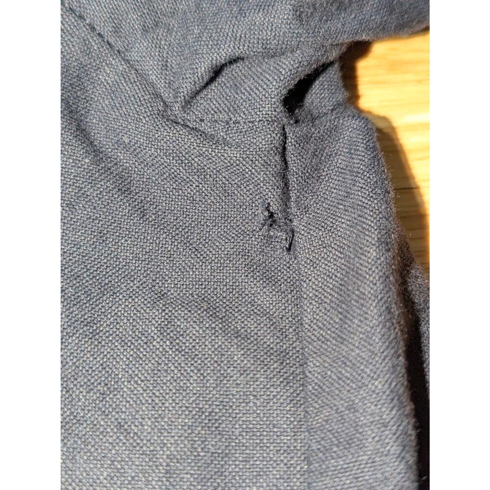 Tuckernuck Pomander Place Shirt Dress Womens XS Navy Cotton 3/4 Sleeve Shift New - Picture 13 of 16